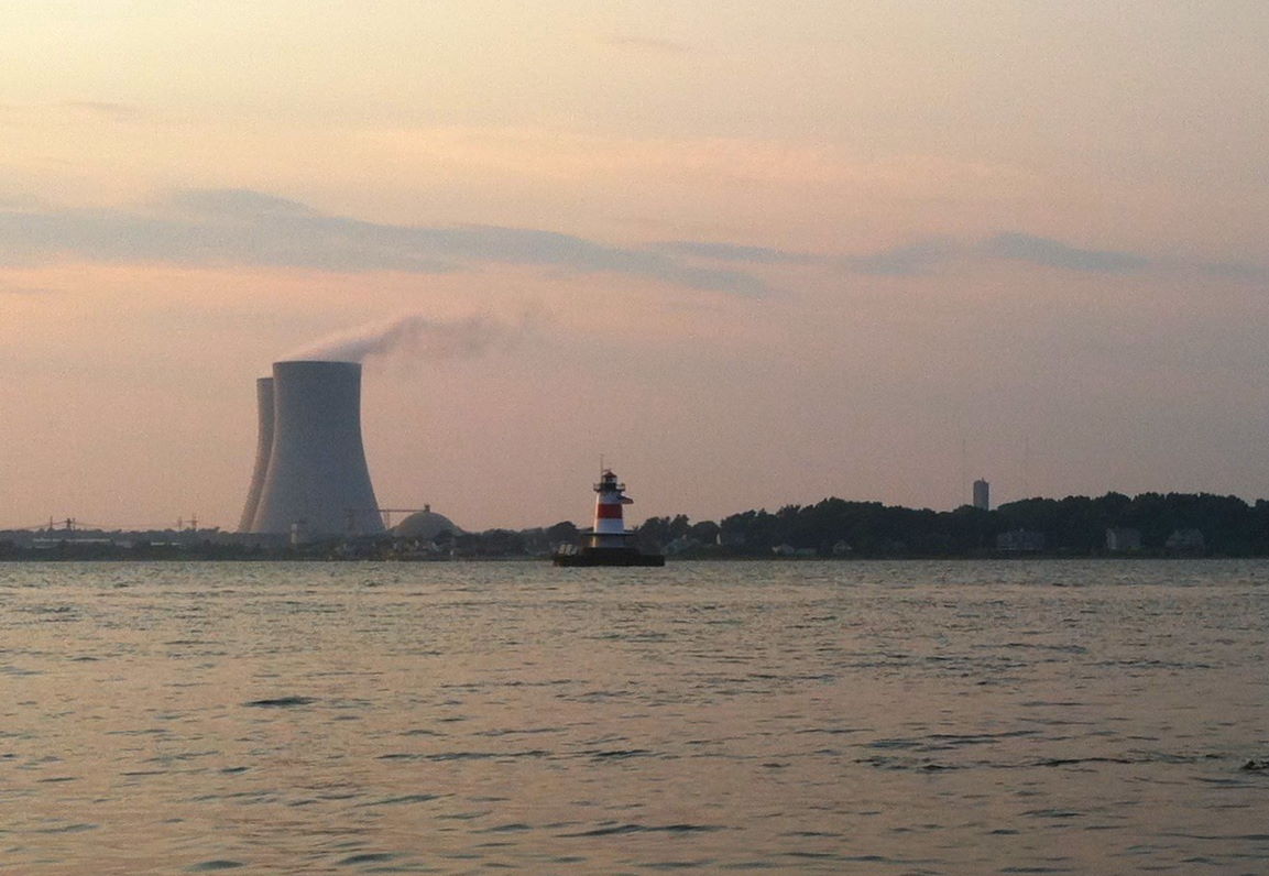 Cooling towers at Brayton Point