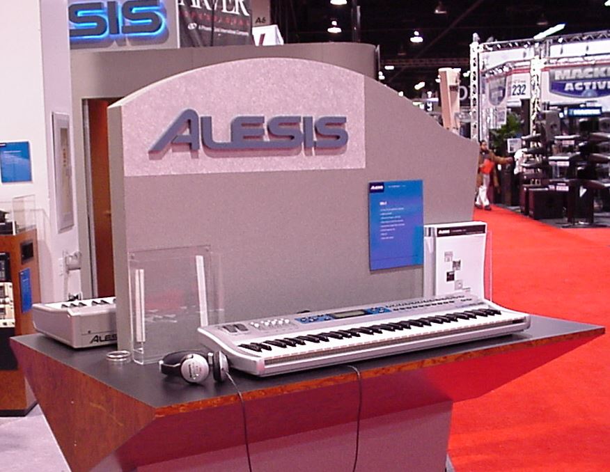 Alesis QS6.2 at NAMM 2002