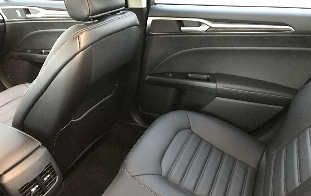2017 Ford Fusion rear seat