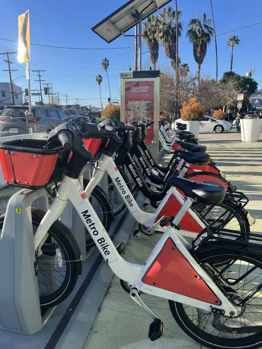 Metro Bike sharing program in Silverlake