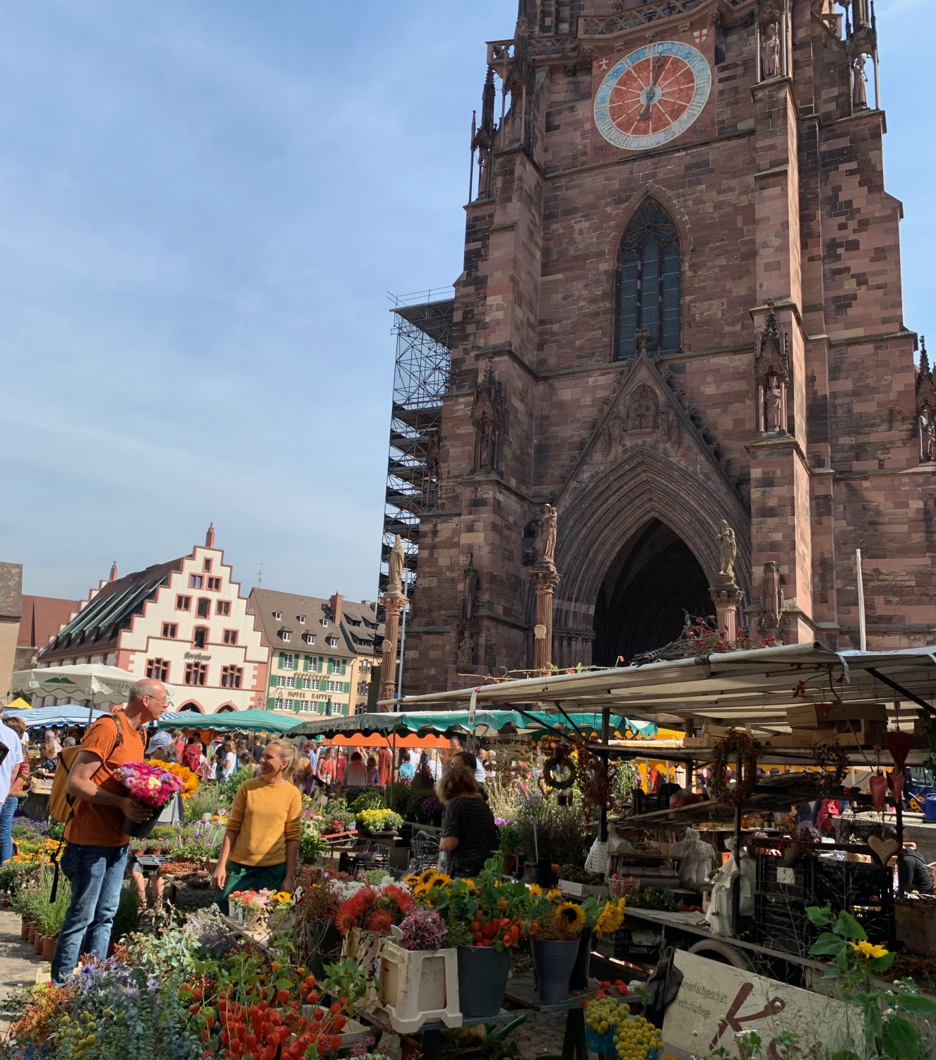 The Münsterplatz Food Market is a "must-do" in Freiburg