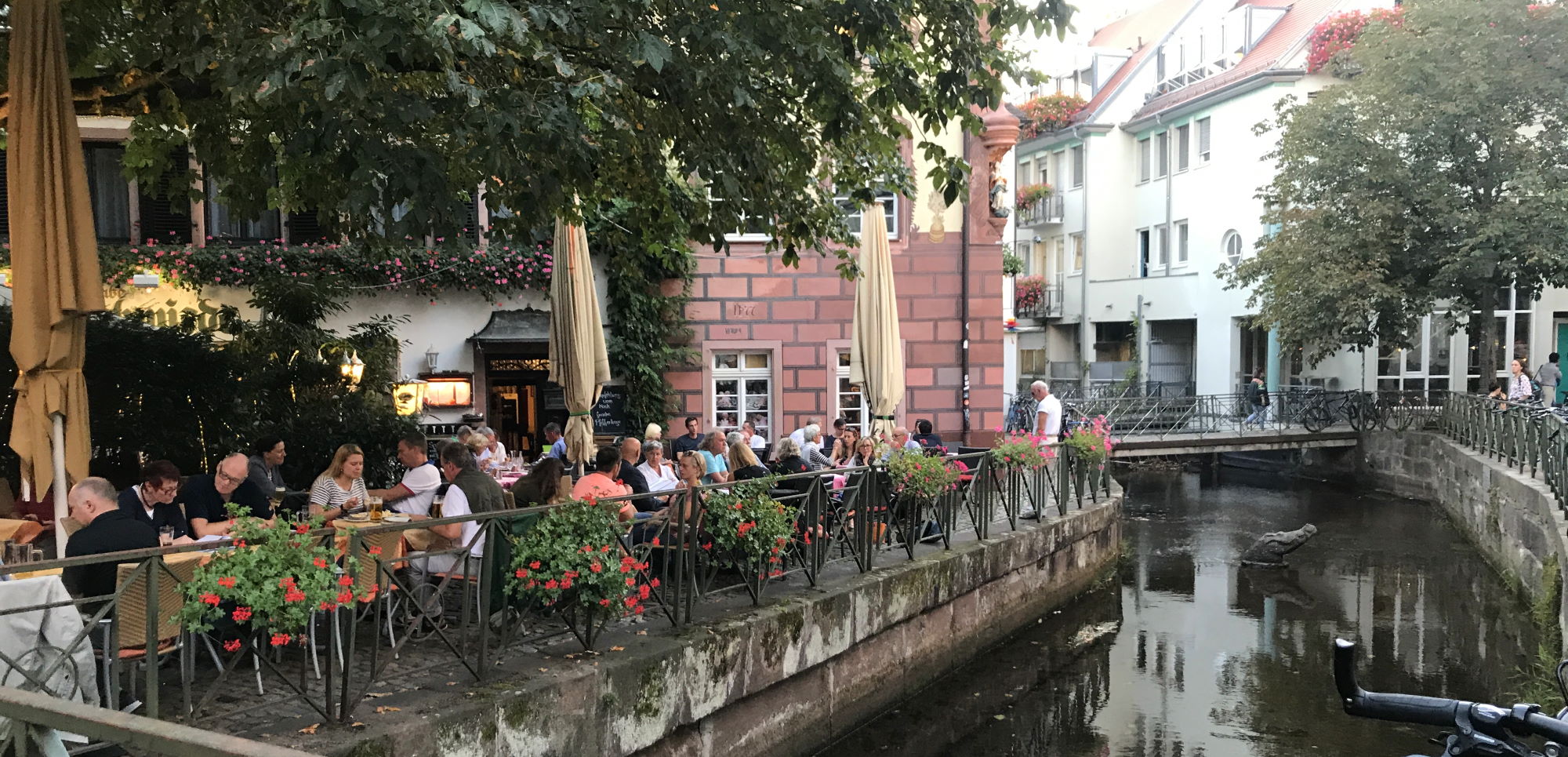 Charming cafe in Freiburg im Breisgau's Altstadt
