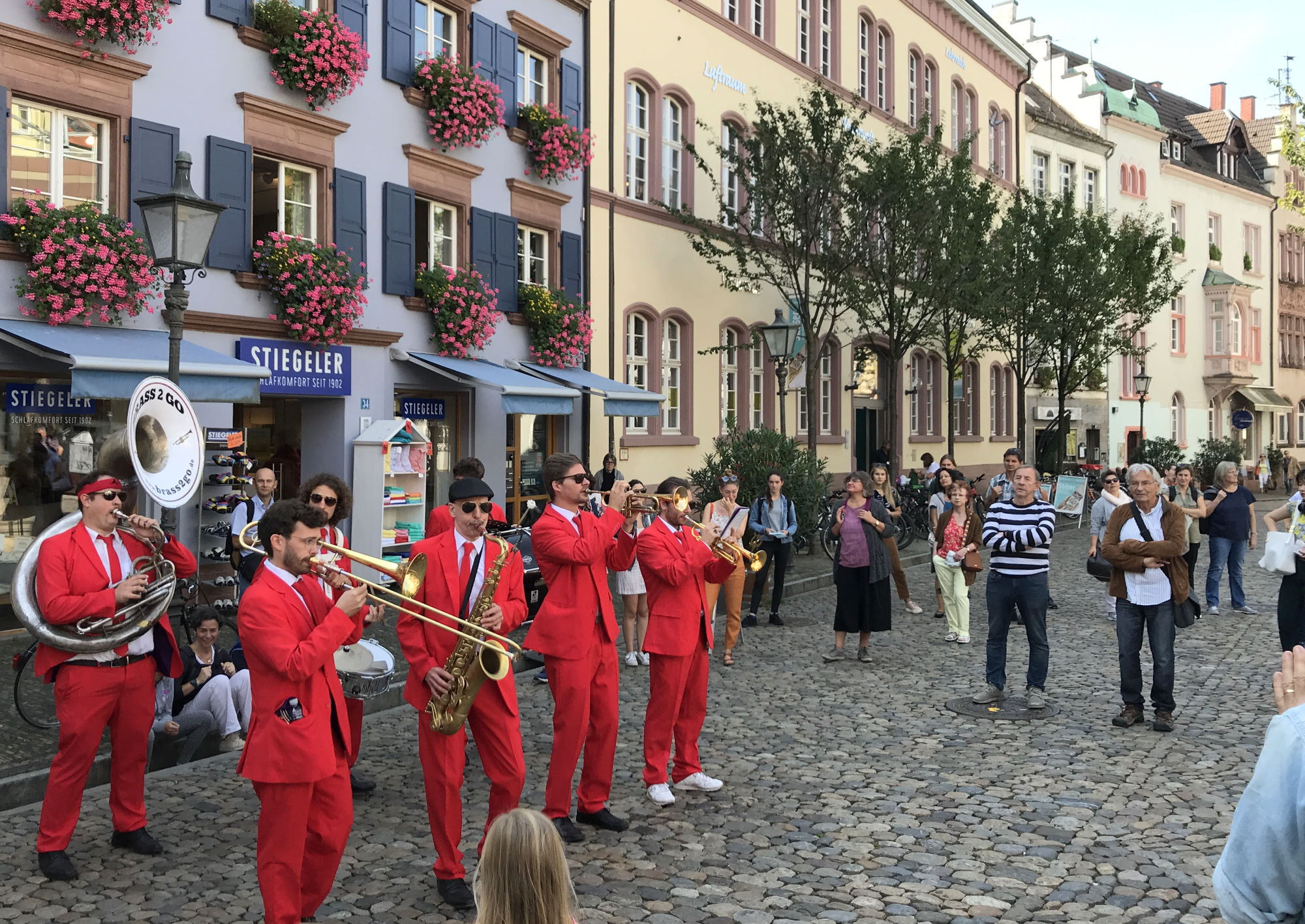 Brass band in Freiburg