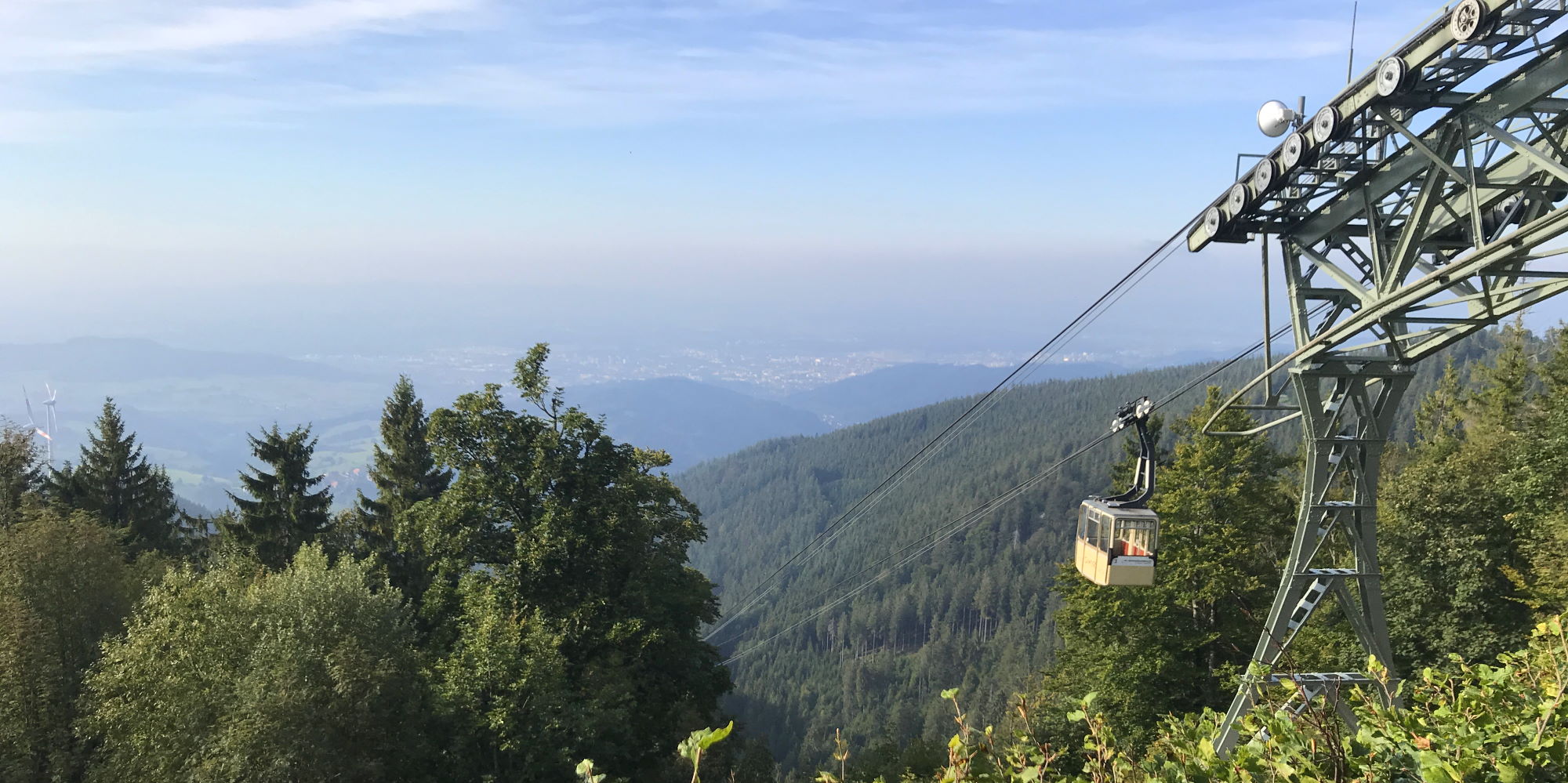 Cable car to Shauinsland in the Black Forest