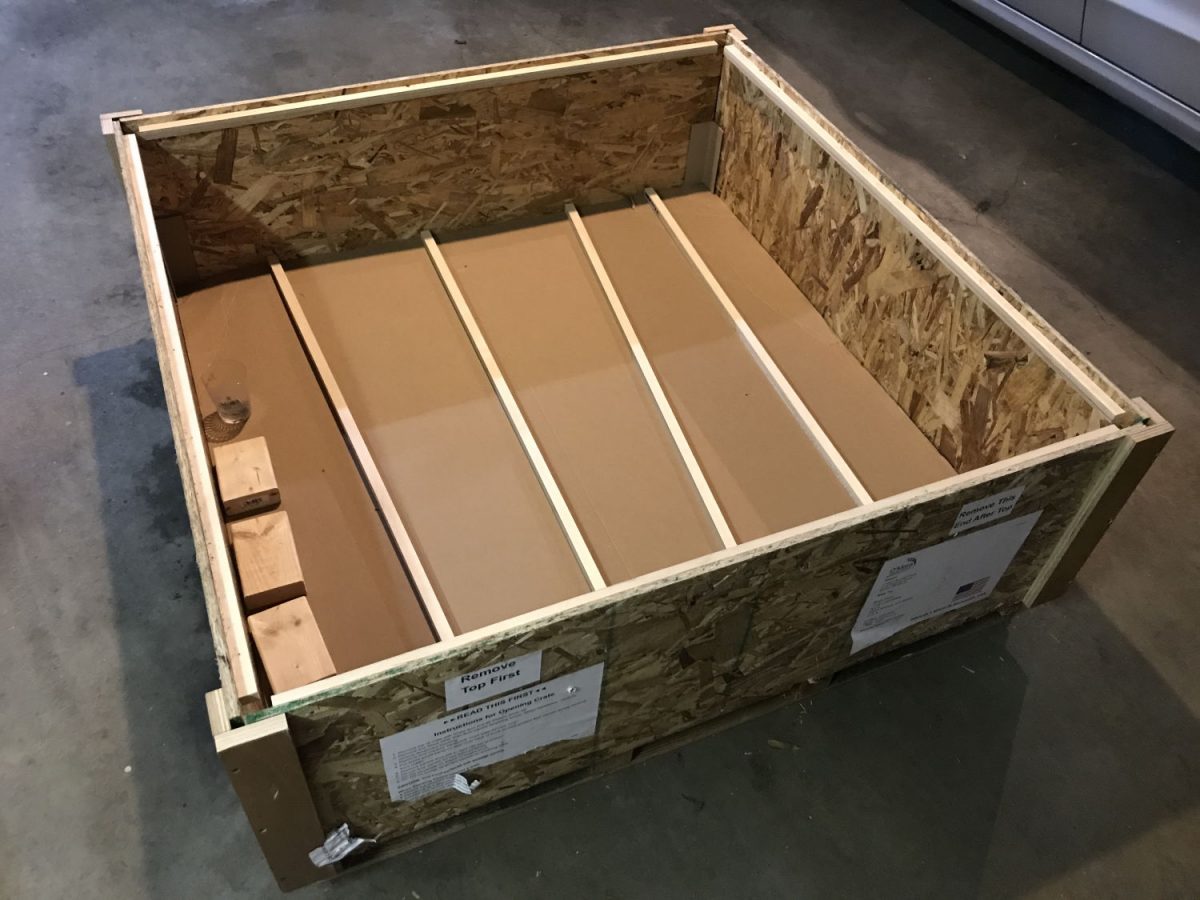 Shipping crate I gave away on Craigslist