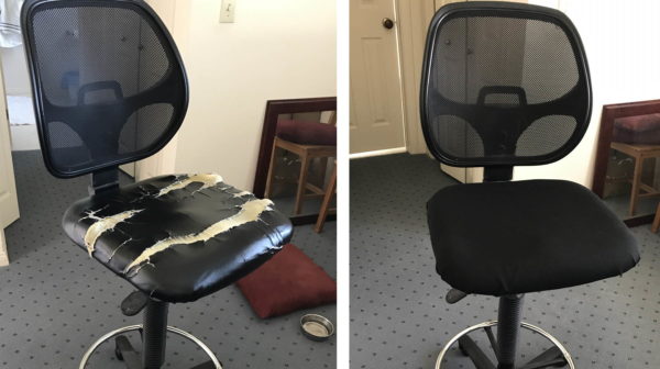How To Re-Upholster an Office Chair