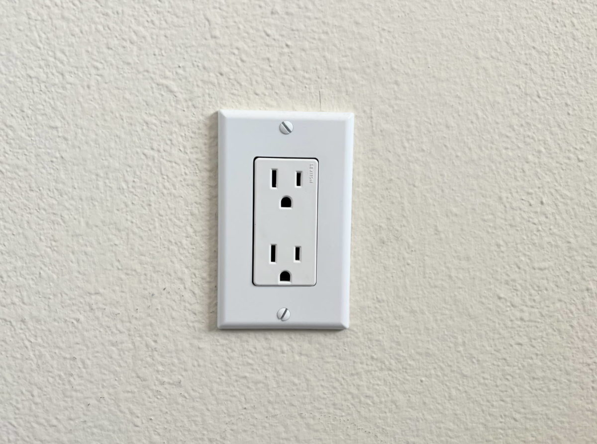 new wall outlet