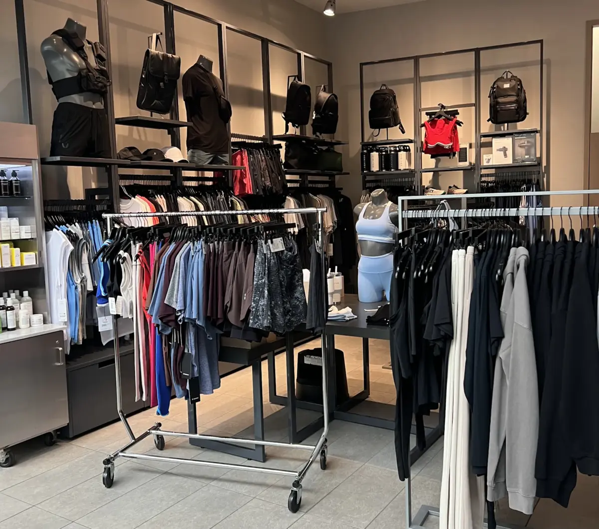 Workout clothing at Equinox